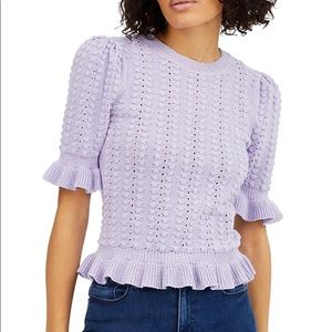 INC International Concepts Lavender Knit Top